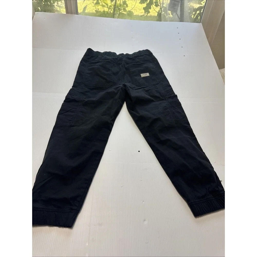 Wrangler Boys Five Star Gamer Cargo Jogger Pants Black NWT Size 10 Slim
